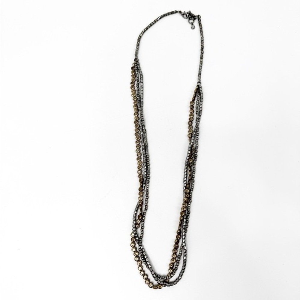 Lucky Brand Multi-Strand Necklace in Silver and Gold